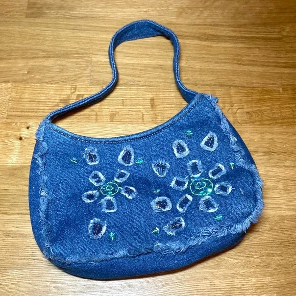 Women Small Denim Bag Handbag Bag - Picture 2 of 3